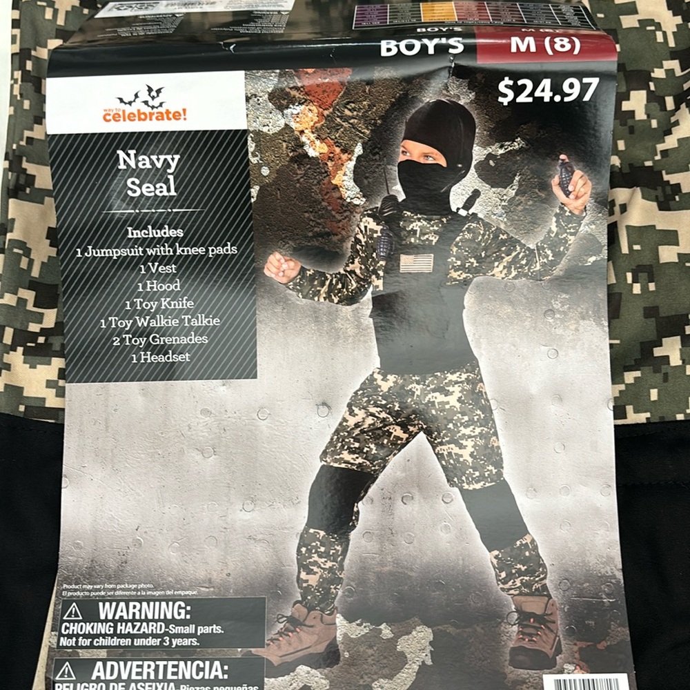 Kids Navy Seal Halloween costume